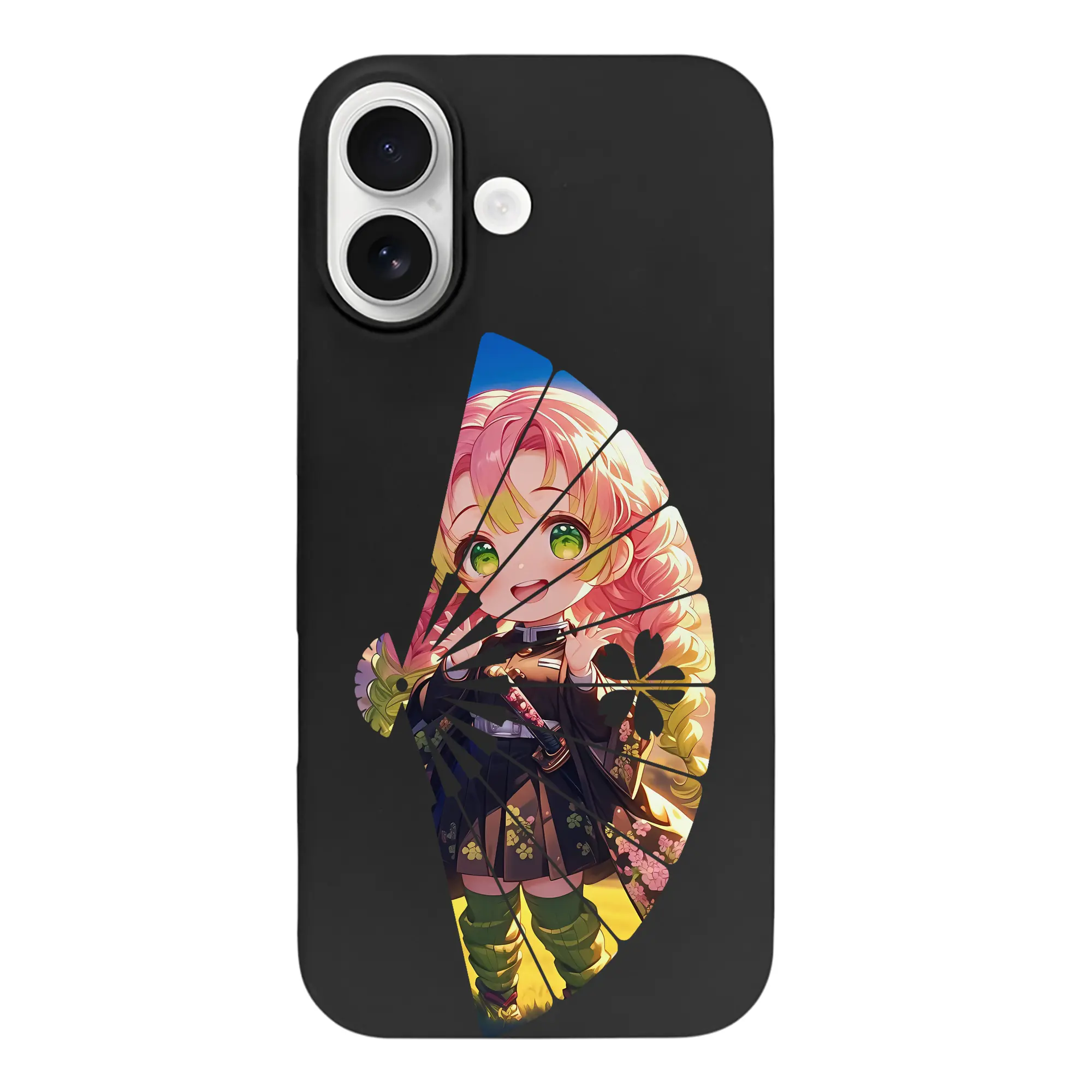 鬼滅の刃 グッズ,甘露寺 蜜璃 - iPhone 17 シリーズ シリコンケース 薄型 耐衝撃 指紋防止 ソフトタッチカバー 精密フィット 傷防止 保護ケース iPhone 17/17 Air/17 Pro/17 Pro Max 対応